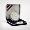 1997 USA National Law Enforcement Officers Memorial .900 Silver Dollar in Case (scr. cap)