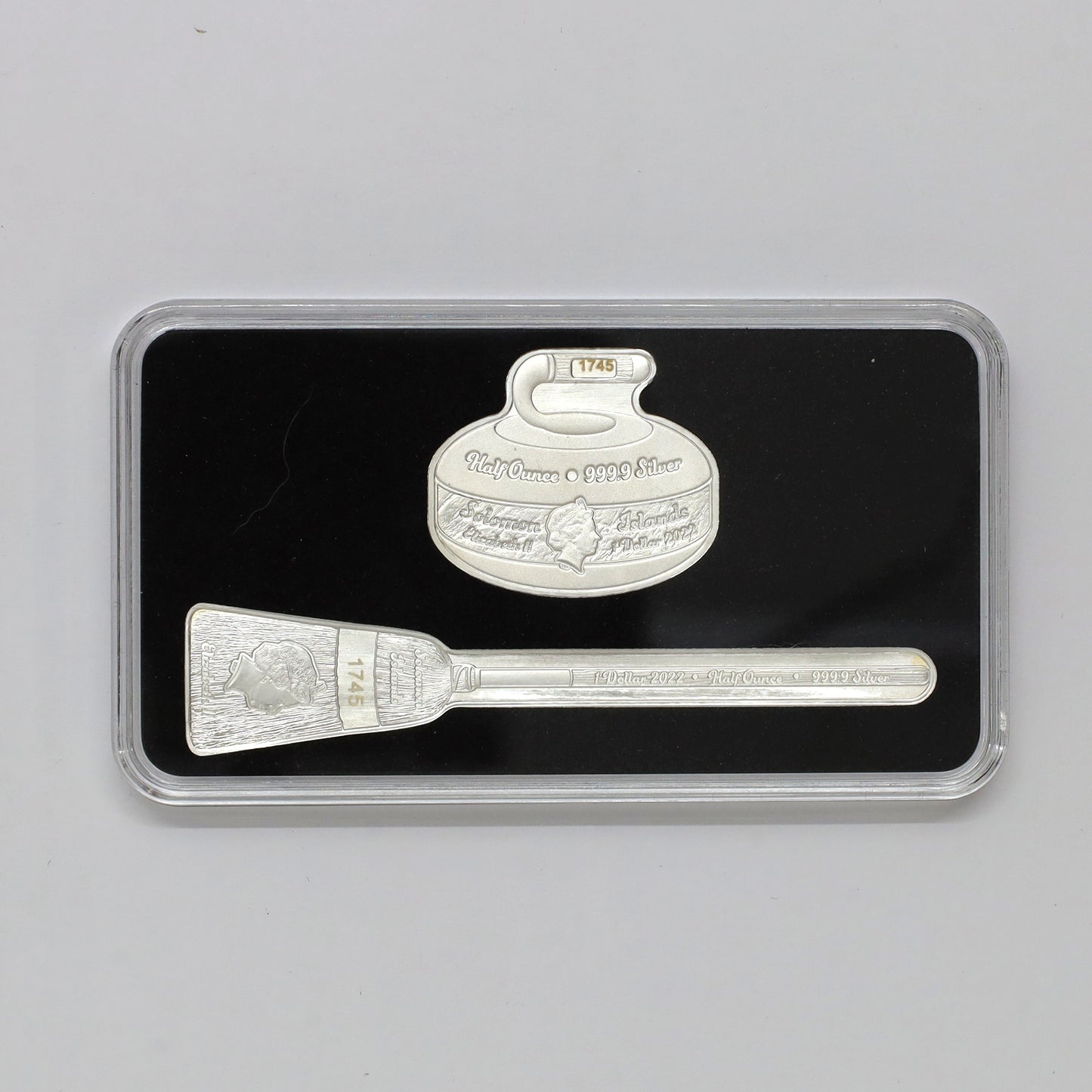 Heritage Sports Series: Curling 2-Coin .999 Fine Silver Set (No Tax)