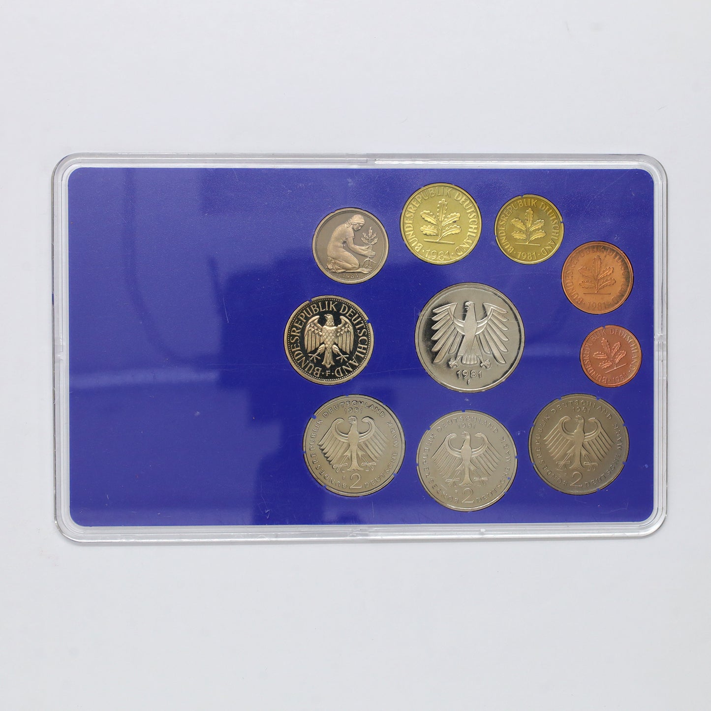 1981F Germany 10-Coin Proof Set in Holder (issues)