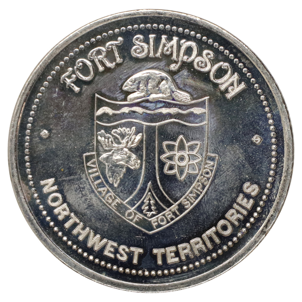 Fort Simpson, NWT, Oldest Continuously Occupied Trading Post Souvenir Token