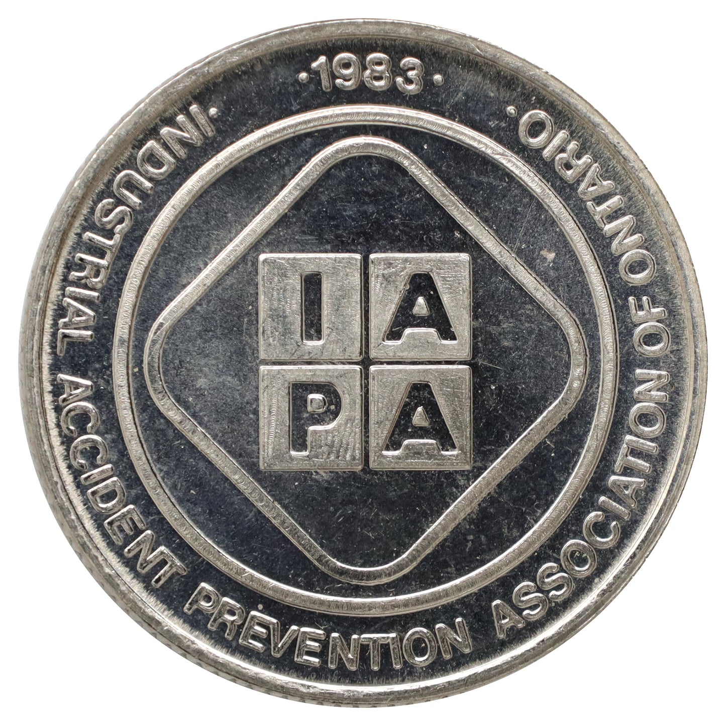 1983 Ontario IAPA "If It's To Be, It's Up To Me" Token