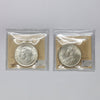 Pair of 1936 & 1937 Canada Silver Dollars ICCS Certified MS63, 2pcs