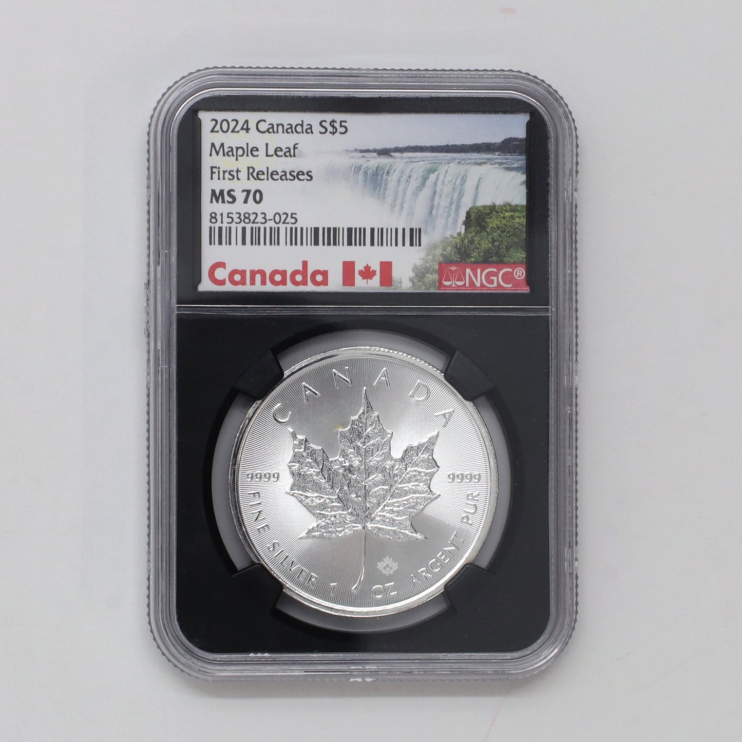 2024 Canada $5 First Releases Silver Maple Leaf NGC Certified MS70 (No Tax)