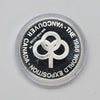 1986 Vancouver, BC, World Exposition Official .999 Silver Medallion in Case (No Tax) wear
