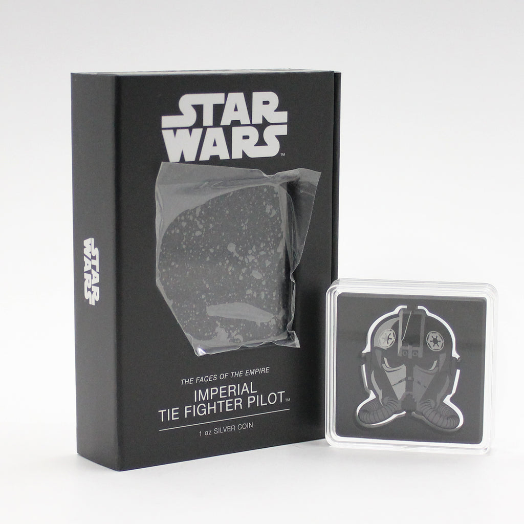 2021 Niue $2 Star Wars Faces of the Empire TIE Fighter Pilot 1 oz Fine Silver (No Tax)