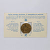 1971 British Columbia Centennial Commemorative Medallion in Card (light wear)