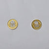 Pair of Great Britain 1948 George VI Enamelled Sixpence Cufflinks