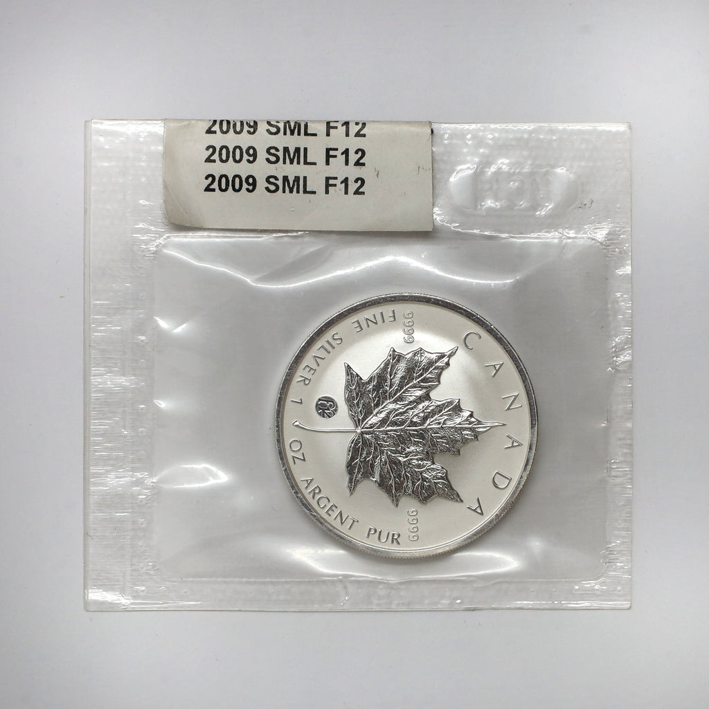 2009 Canada $5 Fabulous 12 "F12" 1oz. Silver Maple Leaf .9999 Fine Silver (No Tax)