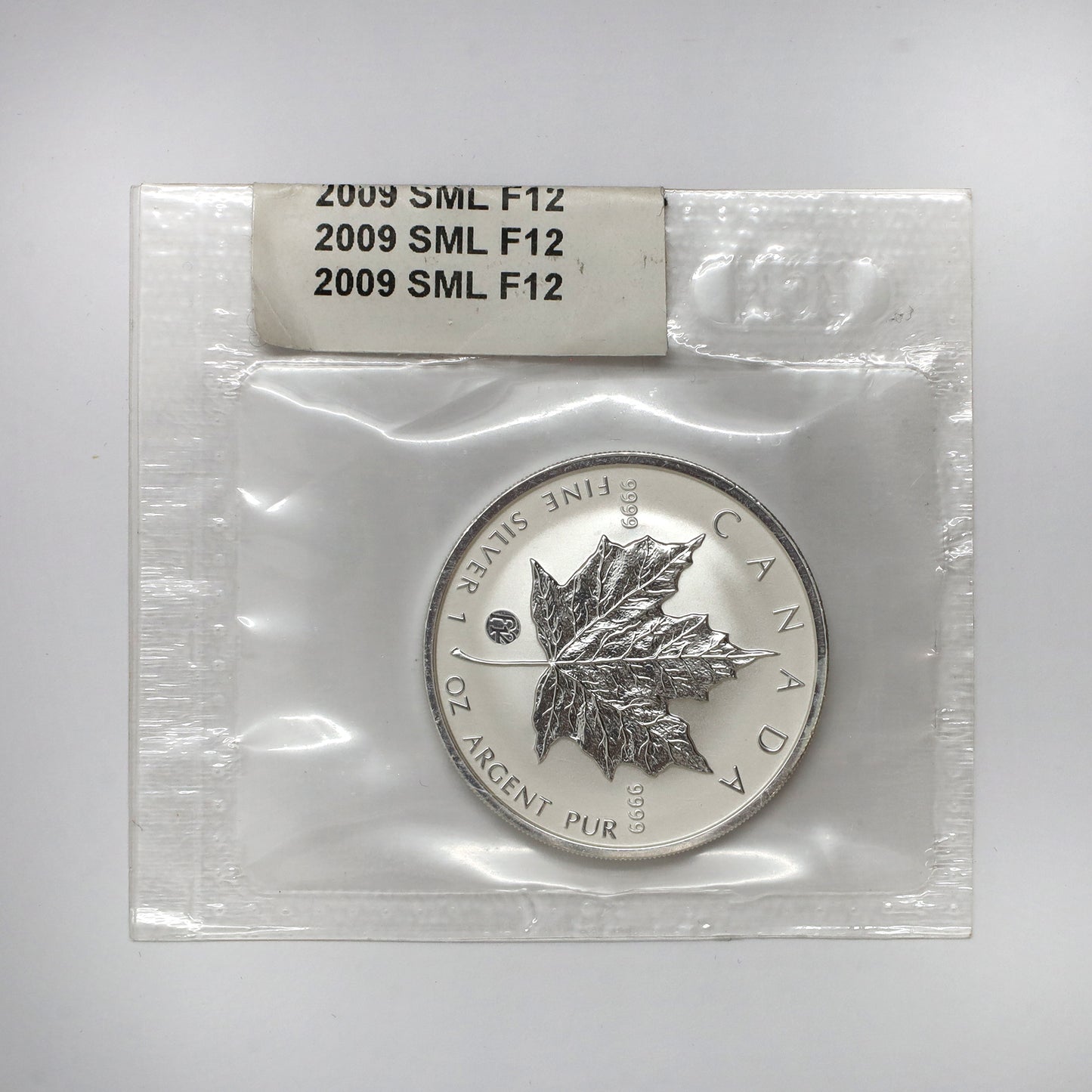 2009 Canada $5 Fabulous 12 "F12" 1oz. Silver Maple Leaf .9999 Fine Silver (No Tax)