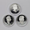 Lot of 3x 2003-2004 Canada $20 Natural Wonders, 3pcs (No Tax) Coins Only (scr. caps)