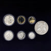 Australia 2001 Centenary Baby 6-Coin & .999 Silver Medallion Set (wear)
