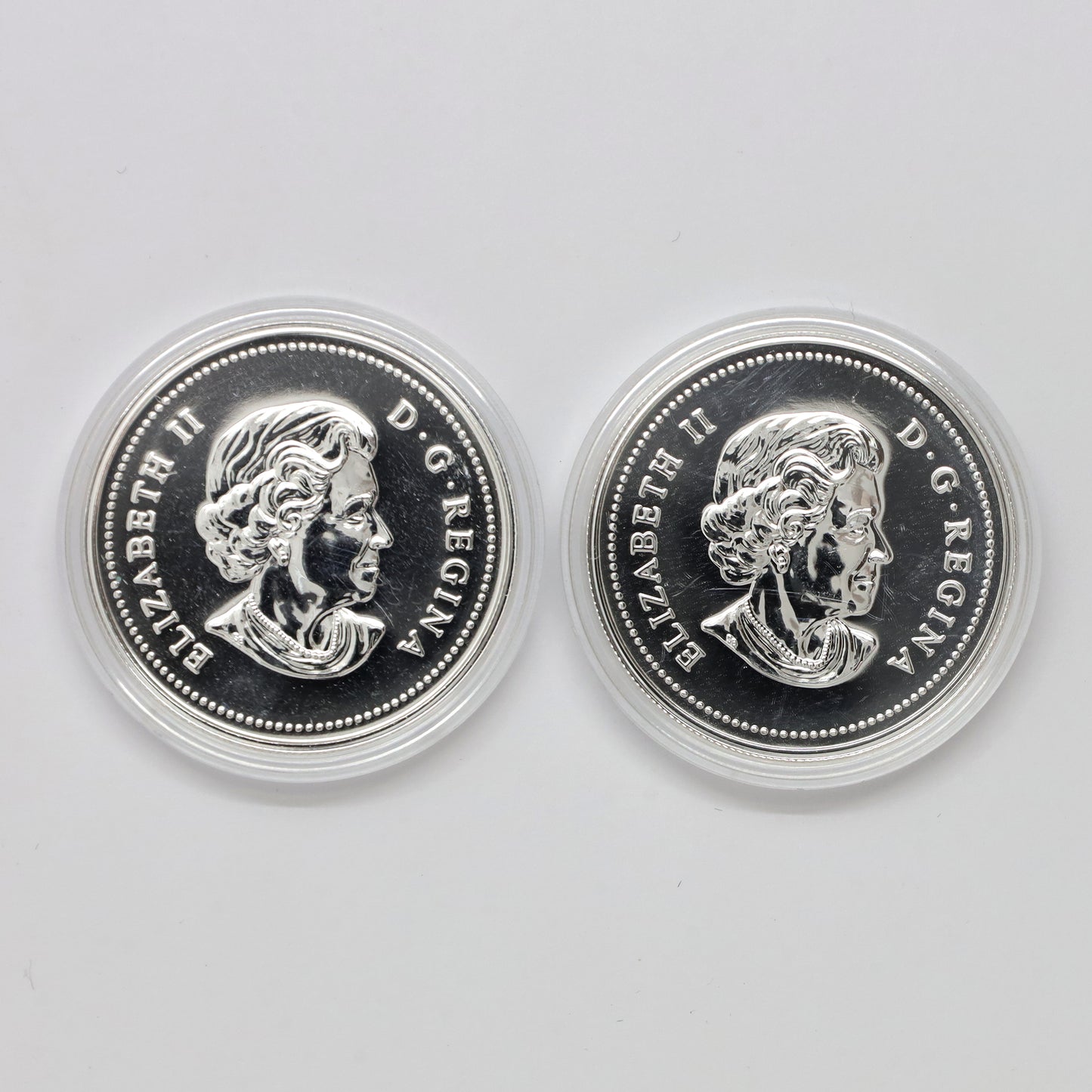 Pair of 2005 & 2006 Brilliant Uncirculated Silver, 2pcs (No Tax) Coins Only (issues)
