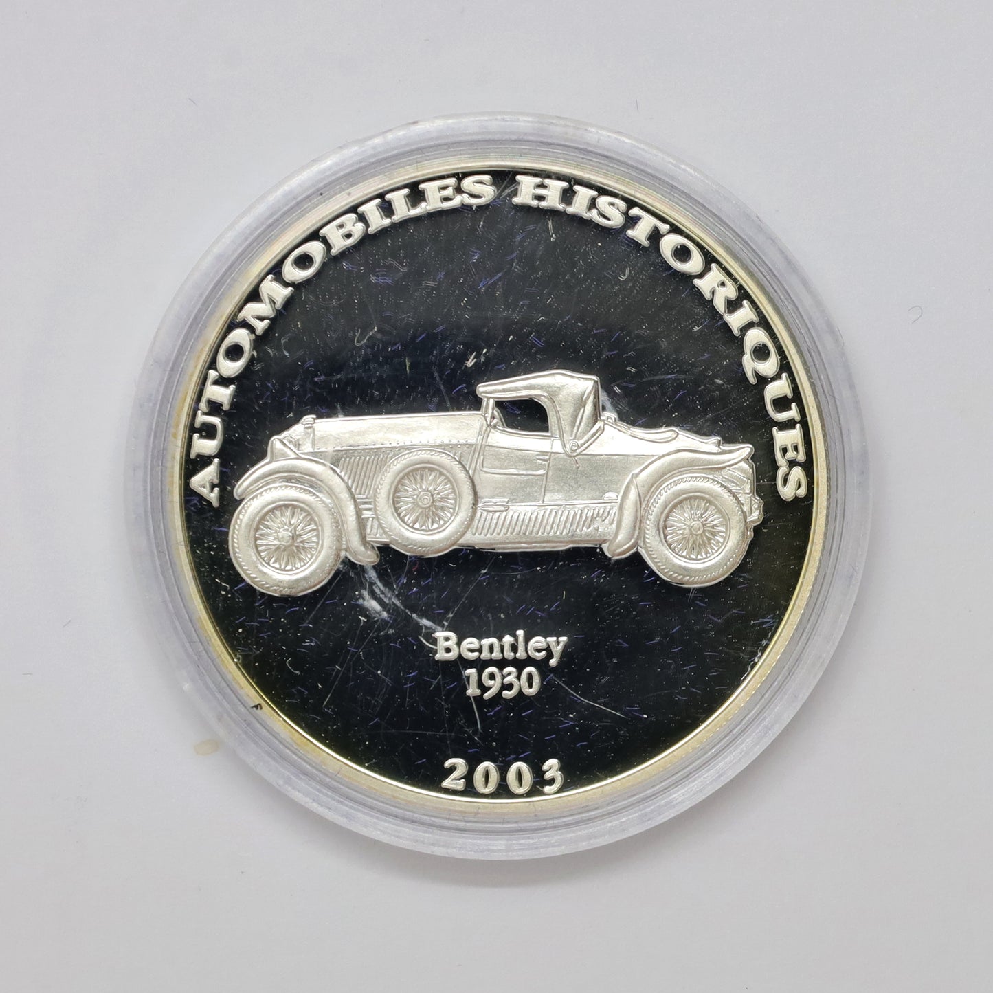 Congo 2003 Bentley 1930 10 Francs .999 Fine Silver Coin (No Tax) issues