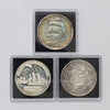 Lot of 3x USA Age of Sail .999 Fine Silver Rounds (No Tax) issues