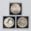 Lot of 3x USA Age of Sail .999 Fine Silver Rounds (No Tax) issues