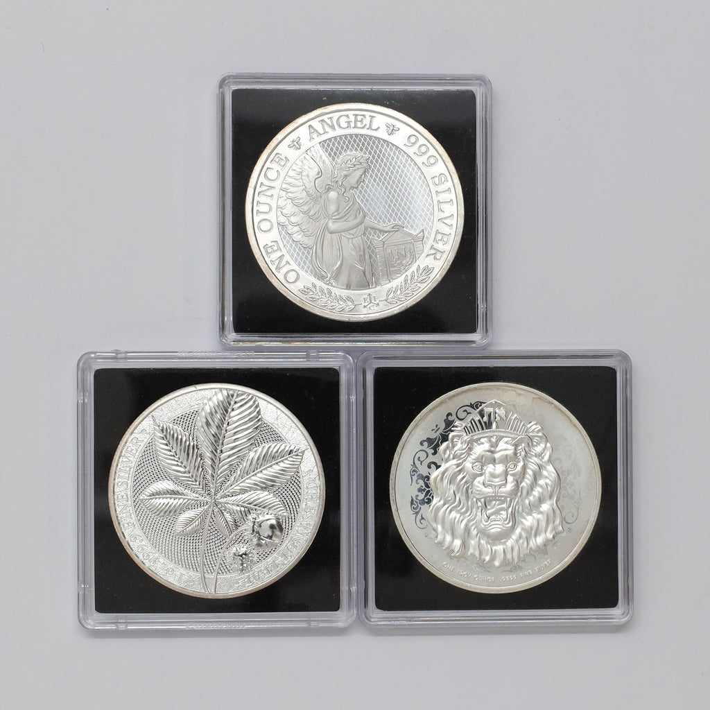 Lot of 3x 1oz .999 Fine Silver Rounds (No Tax) issues