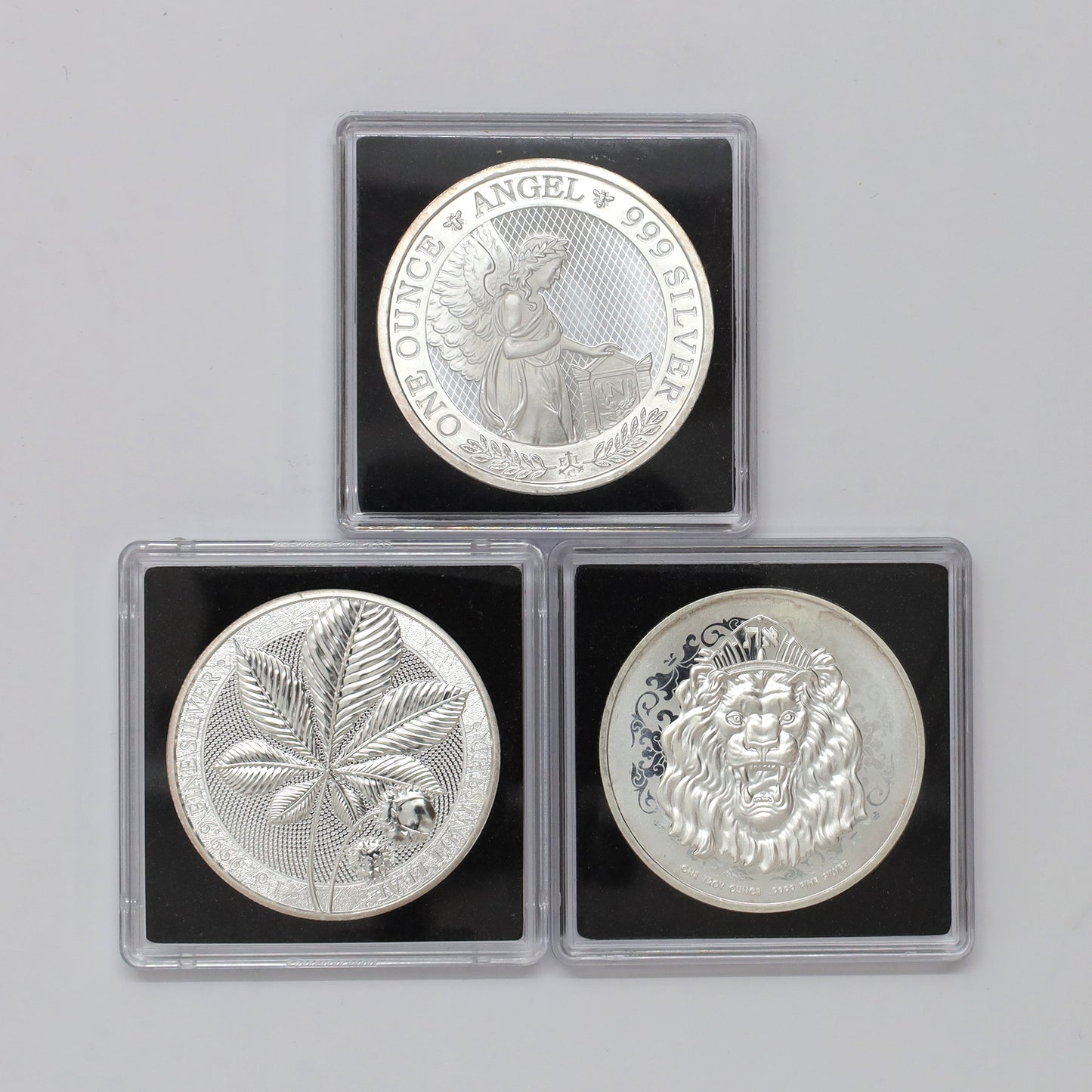 Lot of 3x 1oz .999 Fine Silver Rounds (No Tax) issues