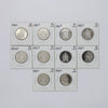 Lot of 10x 1999-2004 Canada 50-cents BU to PL (Mint Set Issue Only), 10pcs (issues)