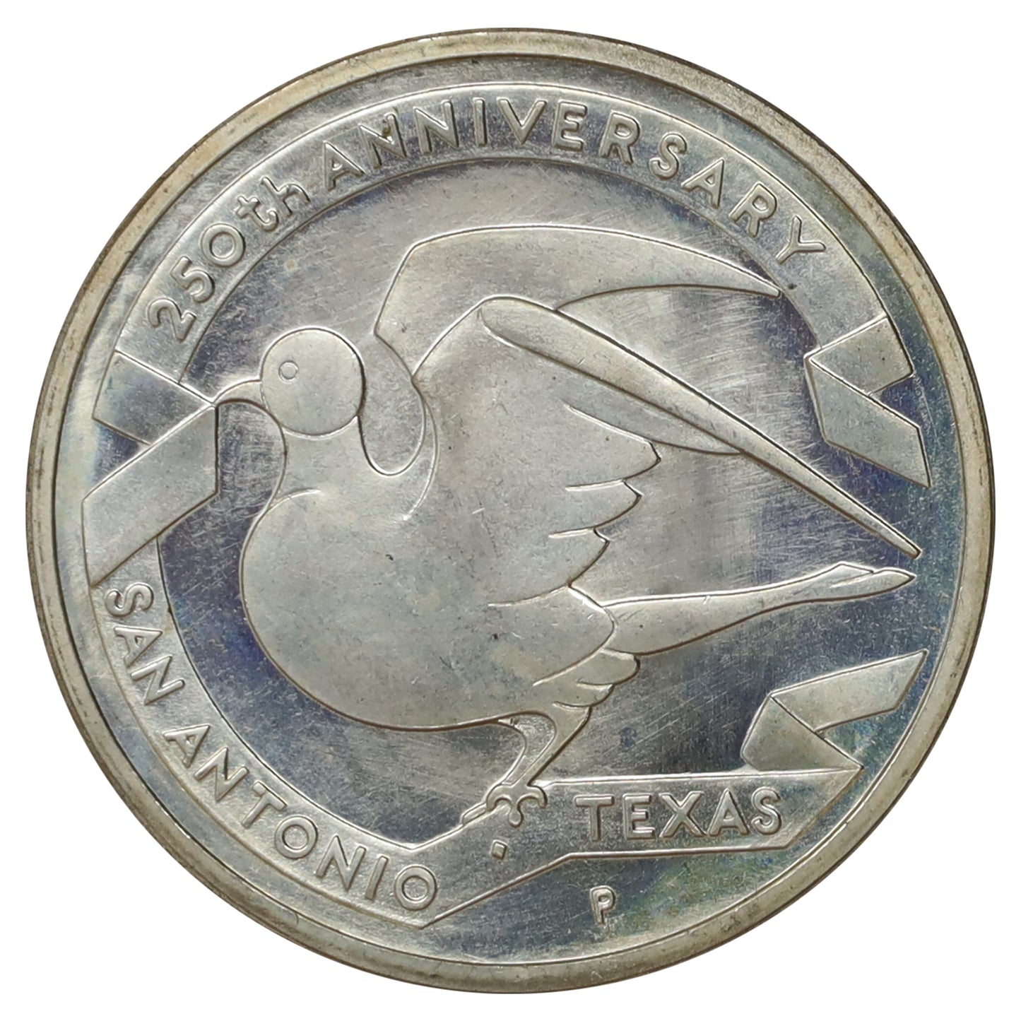 1968 San Antonio, TX, Hemisfair .900 Silver Medal (light wear)