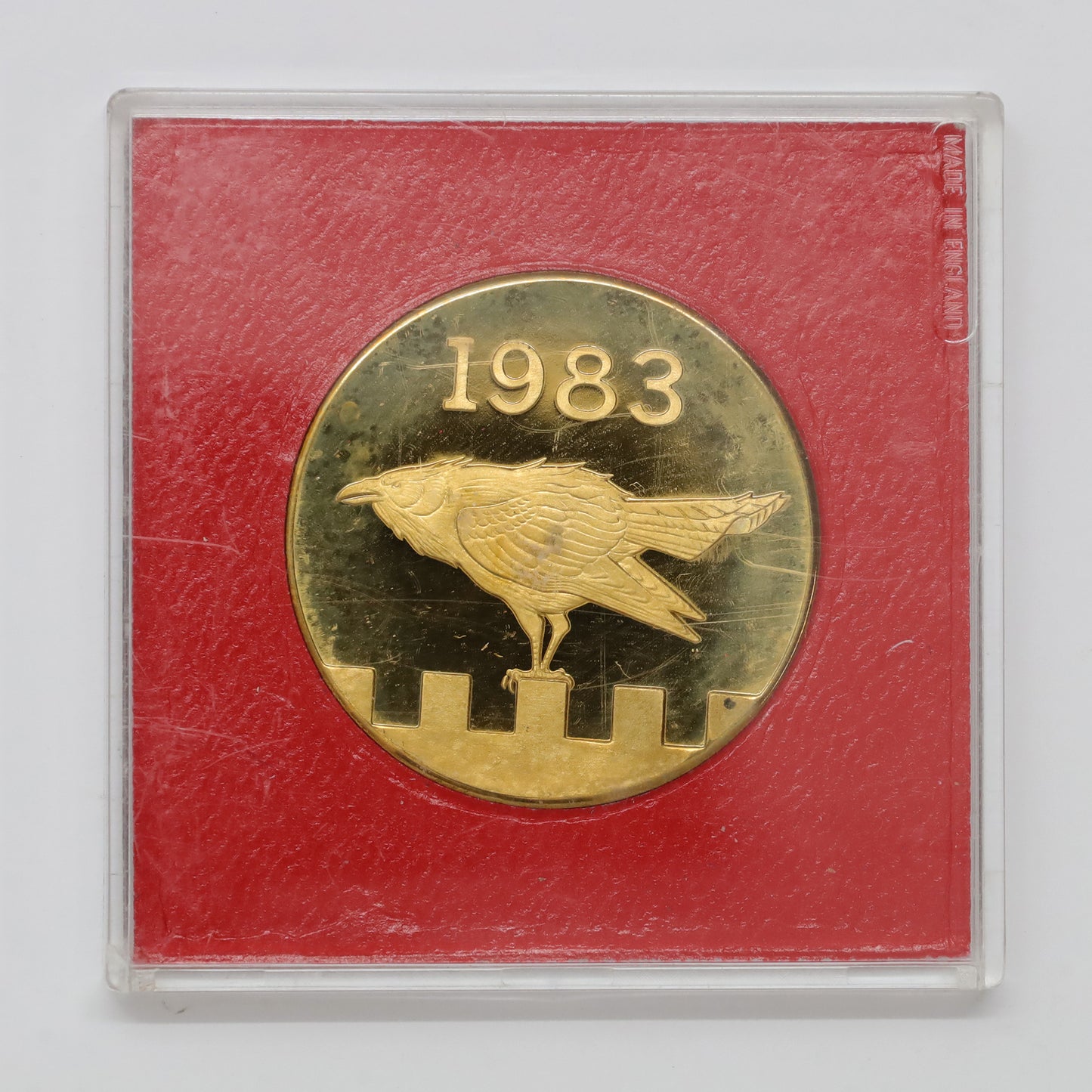 1983 Tower of London Bronze Souvenir Medallion (wear)