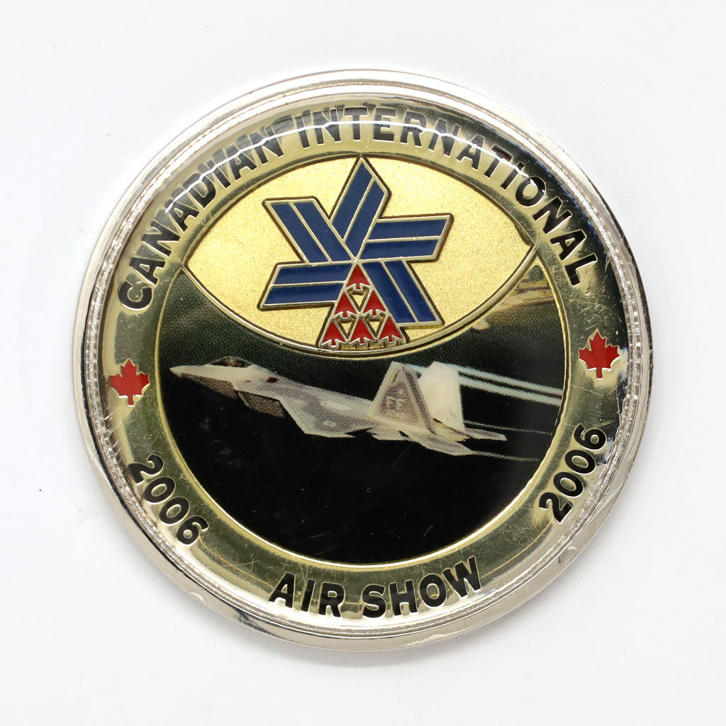 2006 Toronto, ON, Canadian International Air Show Souvenir Medallion (light scratches)