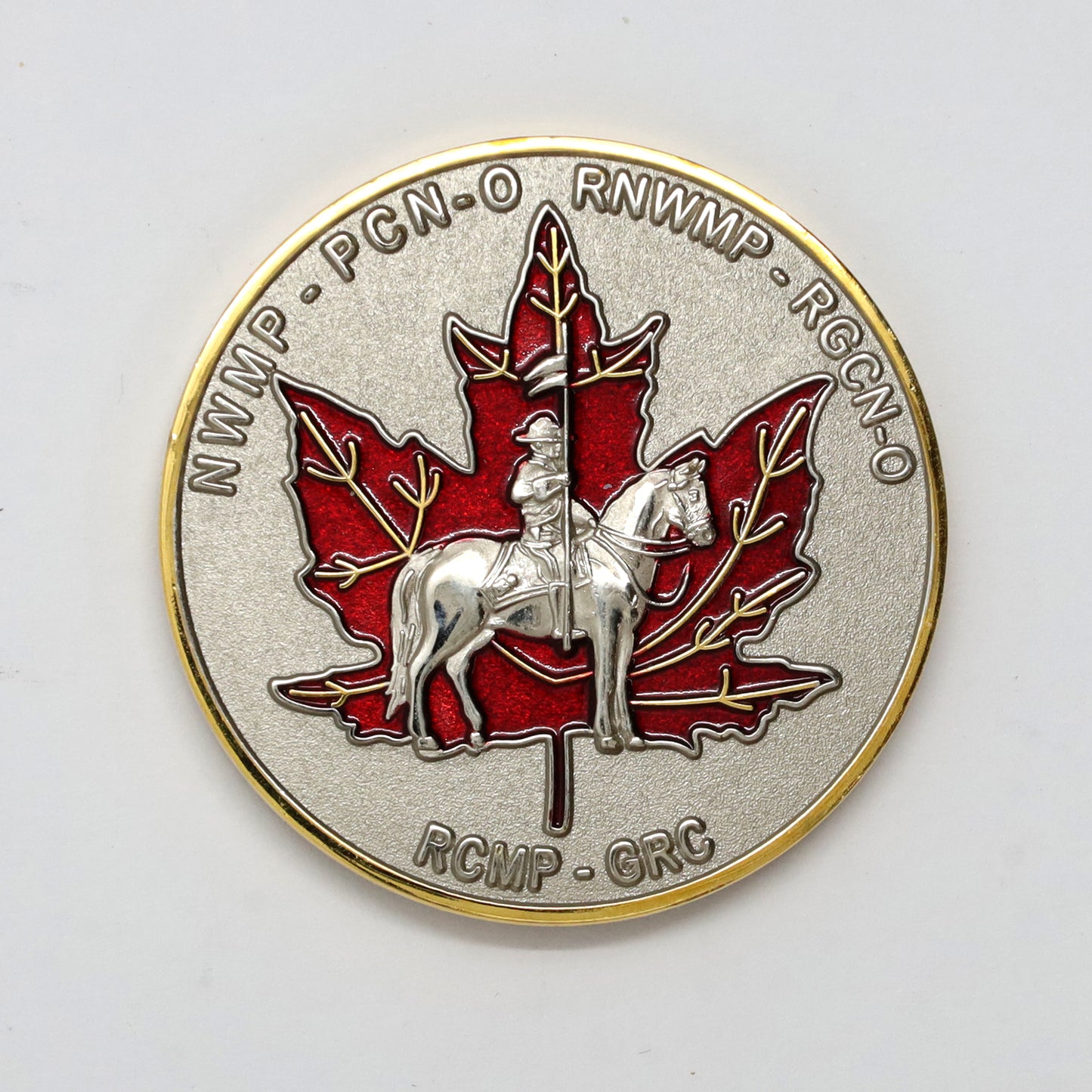 Royal Canadian Mounted Police Enamelled Medallion