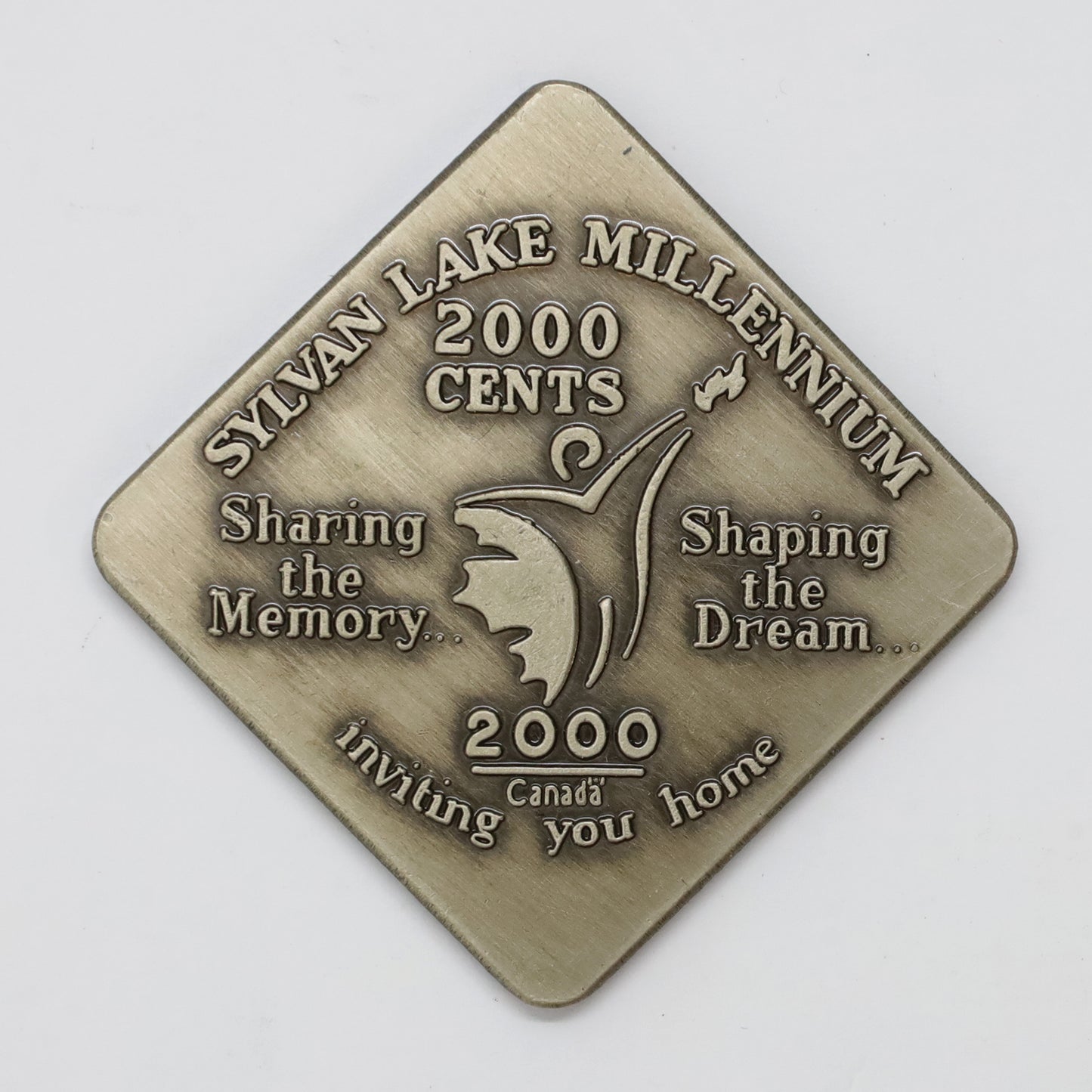 2000 Sylvan Lake, AB, Square Millennium Medallion