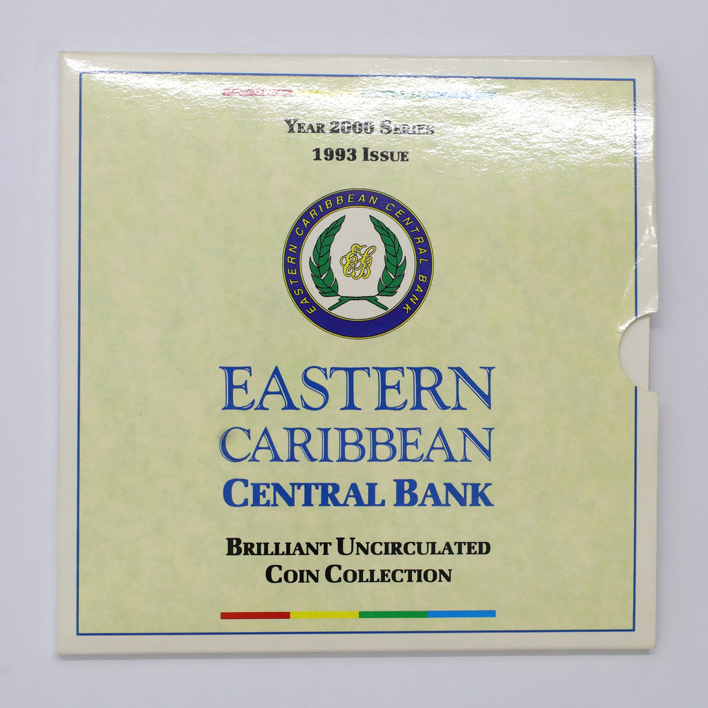 Eastern Caribbean Central Bank 6-Coin Brilliant Uncirculated Coin Collection (light wear)