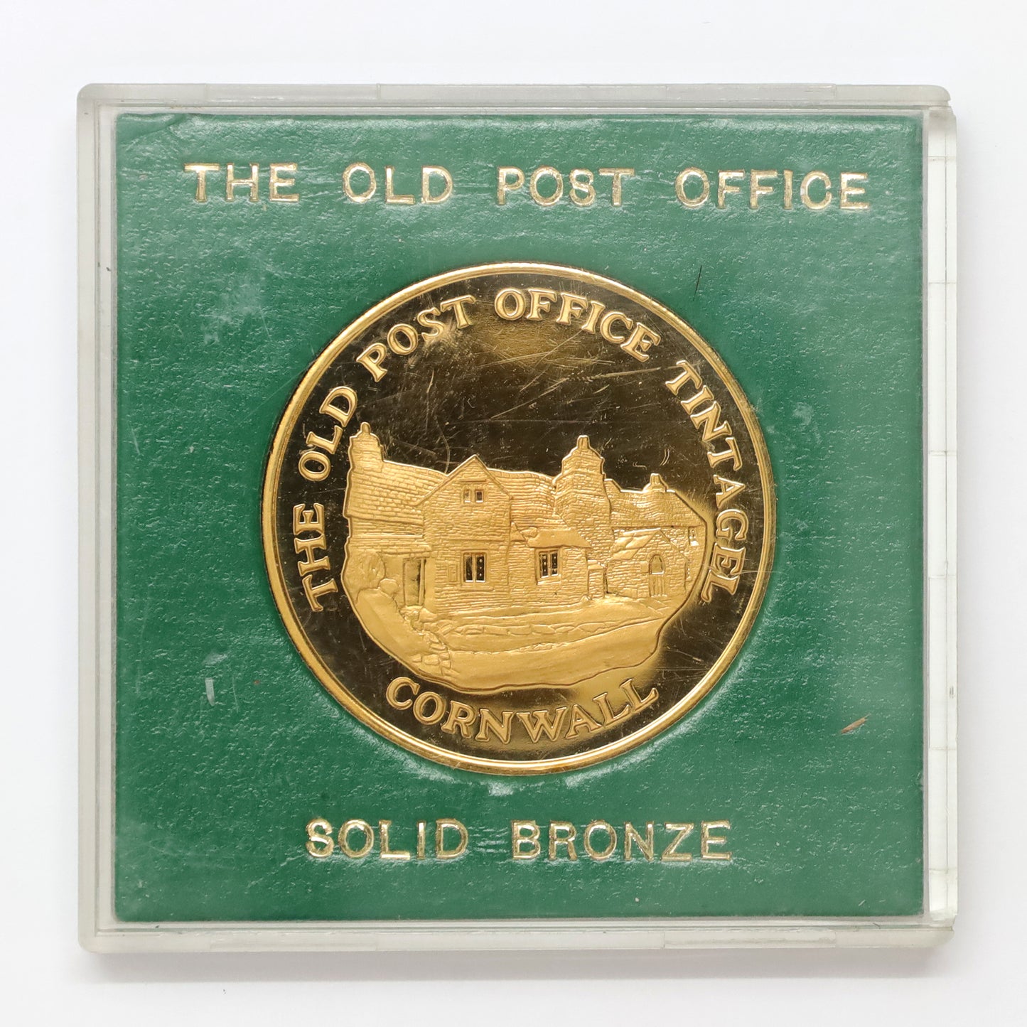 Great Britain, Tintatel Old Post Office Bronze Souvenir Medallion