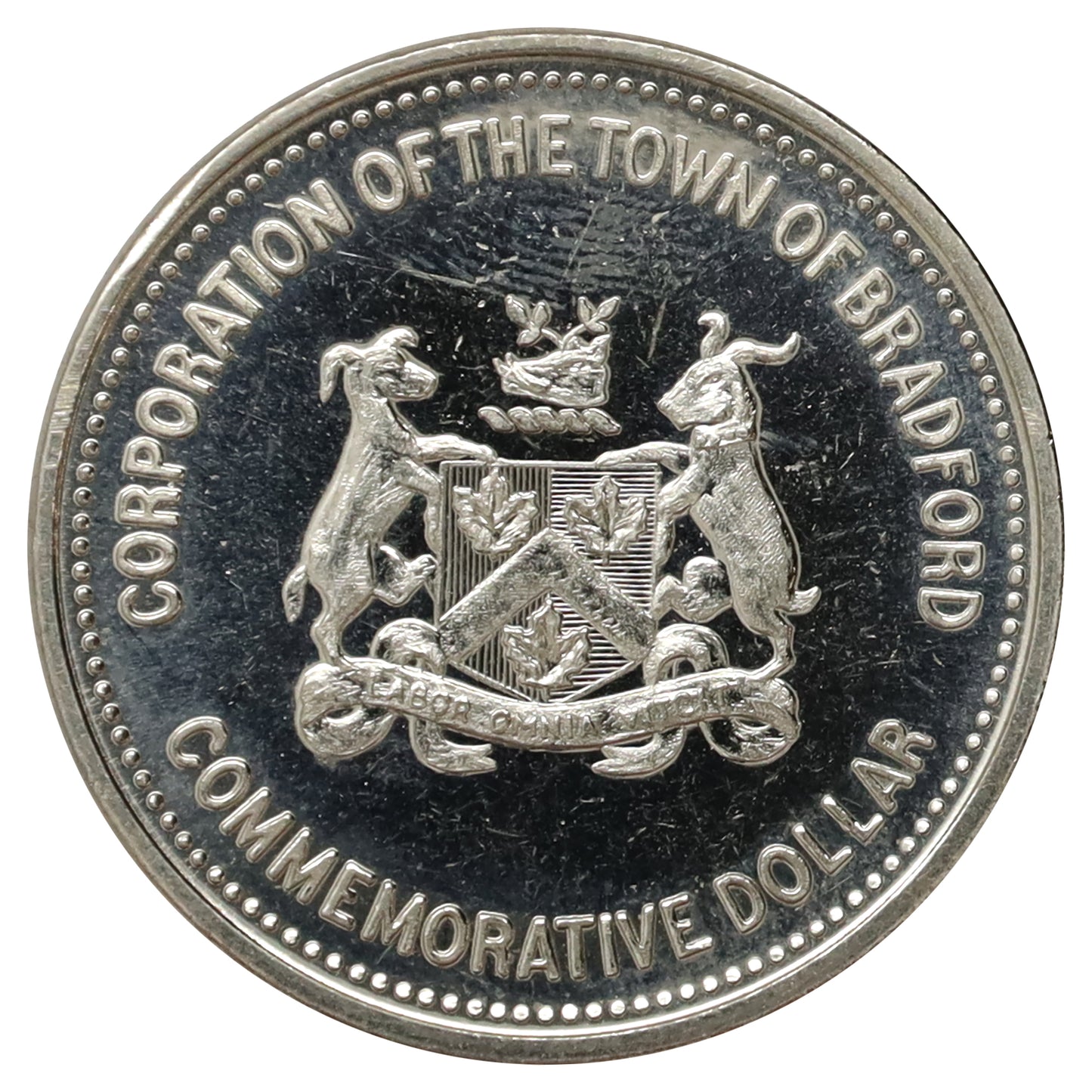 1982 Bradford, ON, 125th Anniversary Commemorative Dollar