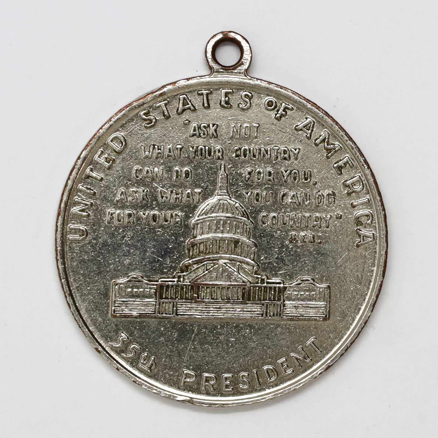 Vintage John F. Kennedy Tribute Medallion