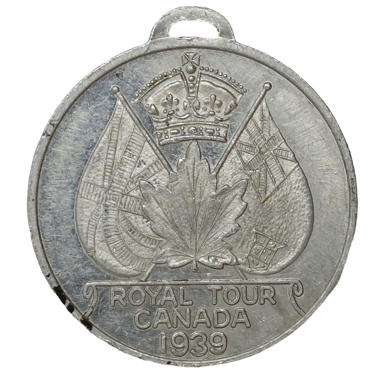 1939 King George VI Queen Elizabeth Royal Tour Medal