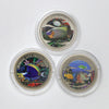 Lot of 3x Palau 2000-2003 Marine Life Protection Dollars, 3pcs (wear)