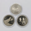 Lot of 3x Palau 2000-2003 Marine Life Protection Dollars, 3pcs (wear)
