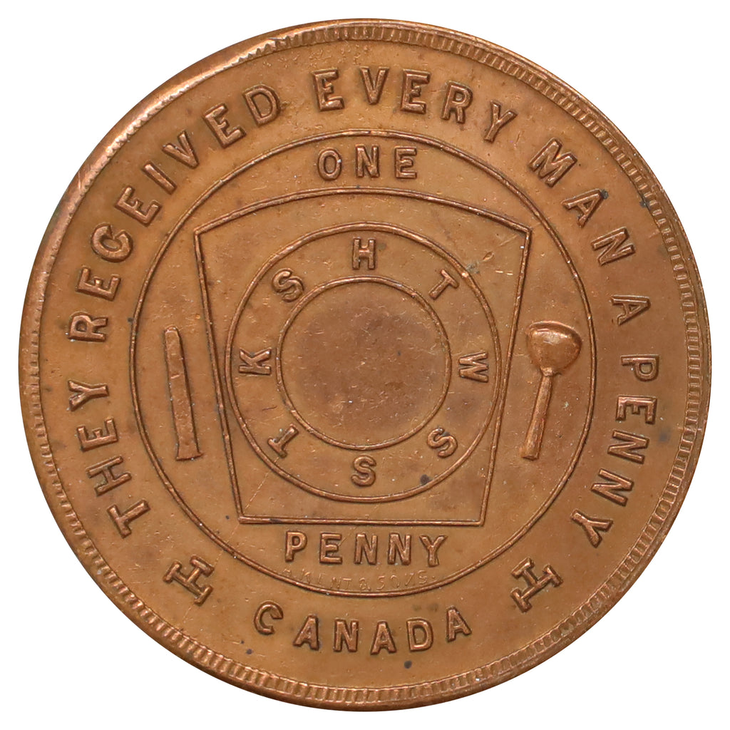 Sudbury, ON, Royal Arch Masons Tuscan Chapter No. 95 Token