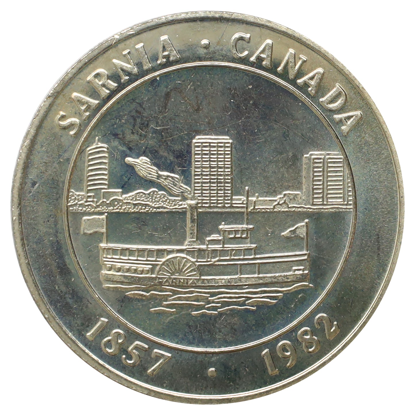 1982 Sarnia, ON, 125th Anniversary Commemorative Dollar