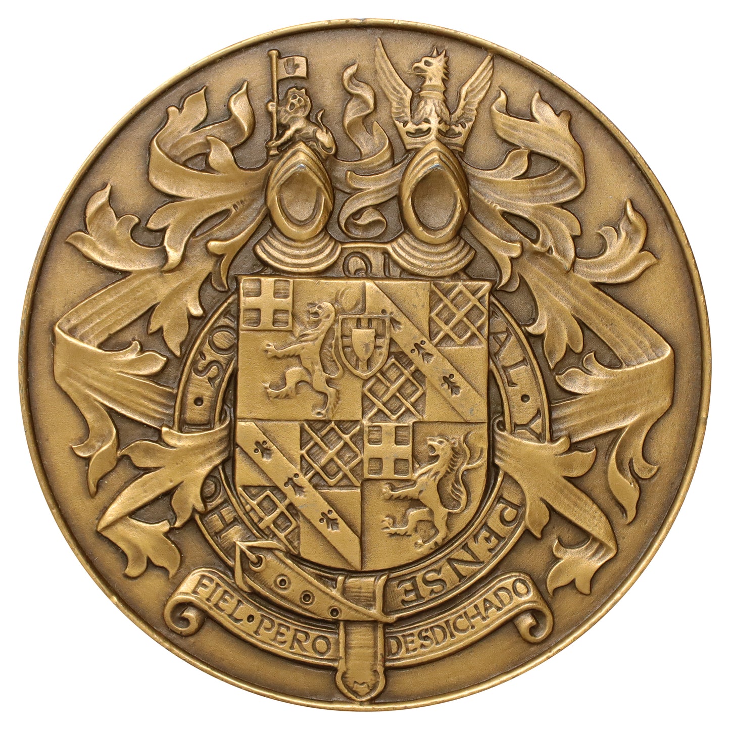 1969 Winston Churchill 25th Anniversary of D-Day Bronze Medallion