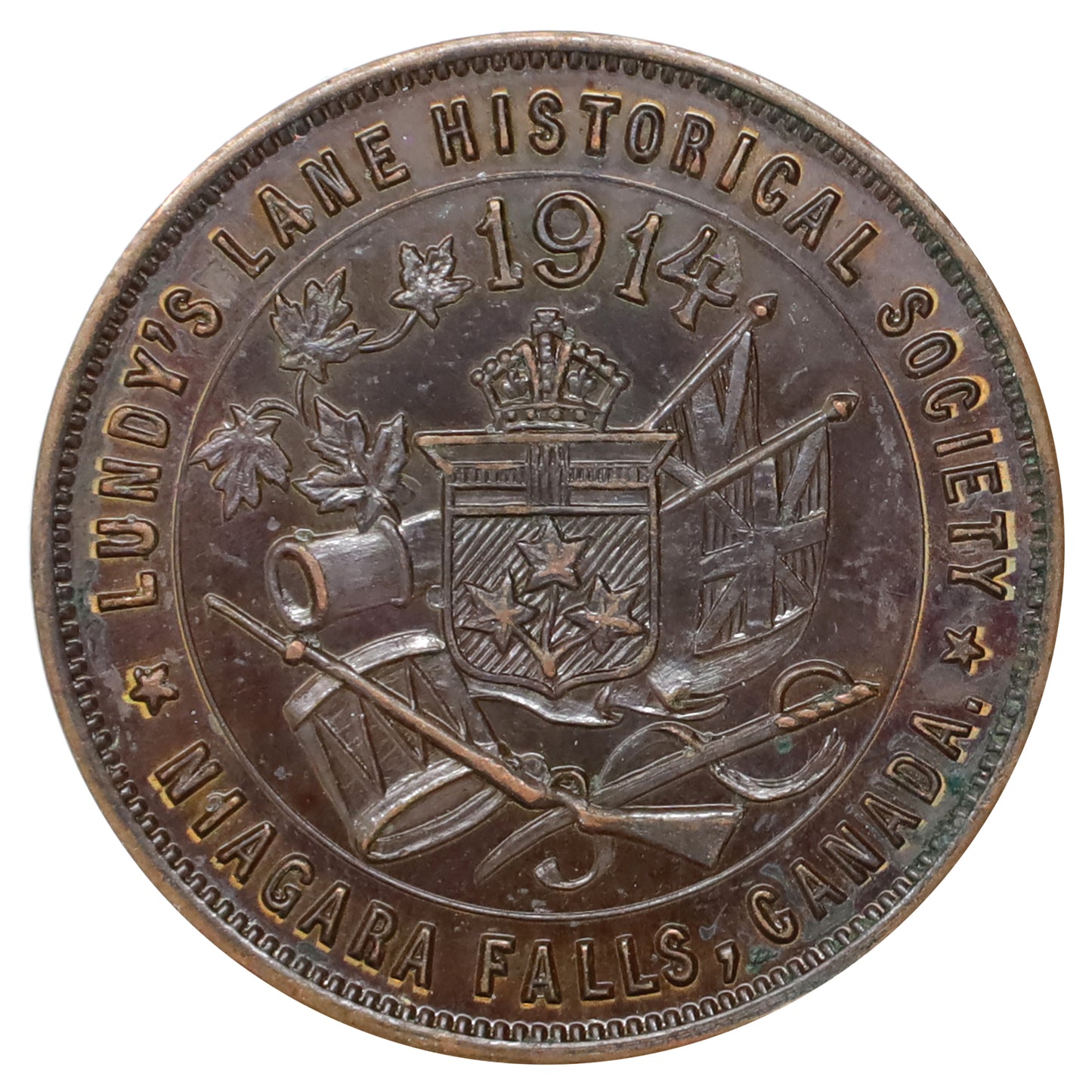 1914 100th Anniversary of the Battle of Lundy's Lane Commemorative Token