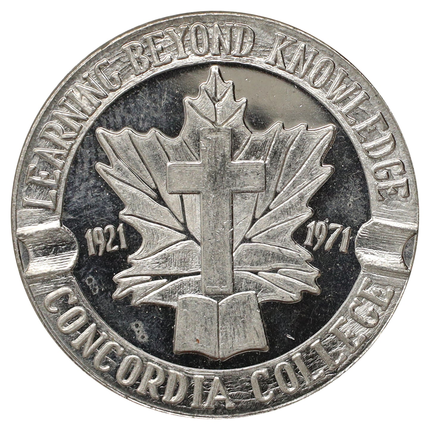 1971 Concordia College Lutheran Church Missouri Synod Commemorative Token