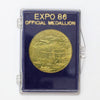 1986 Expo 86 Official Medallion in Original Case (wear)