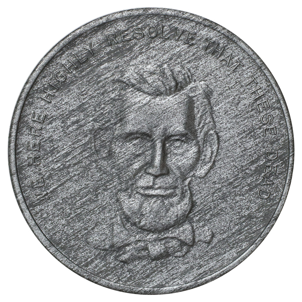1973 Abraham Lincoln Gettysburg Address Souvenir Medallion