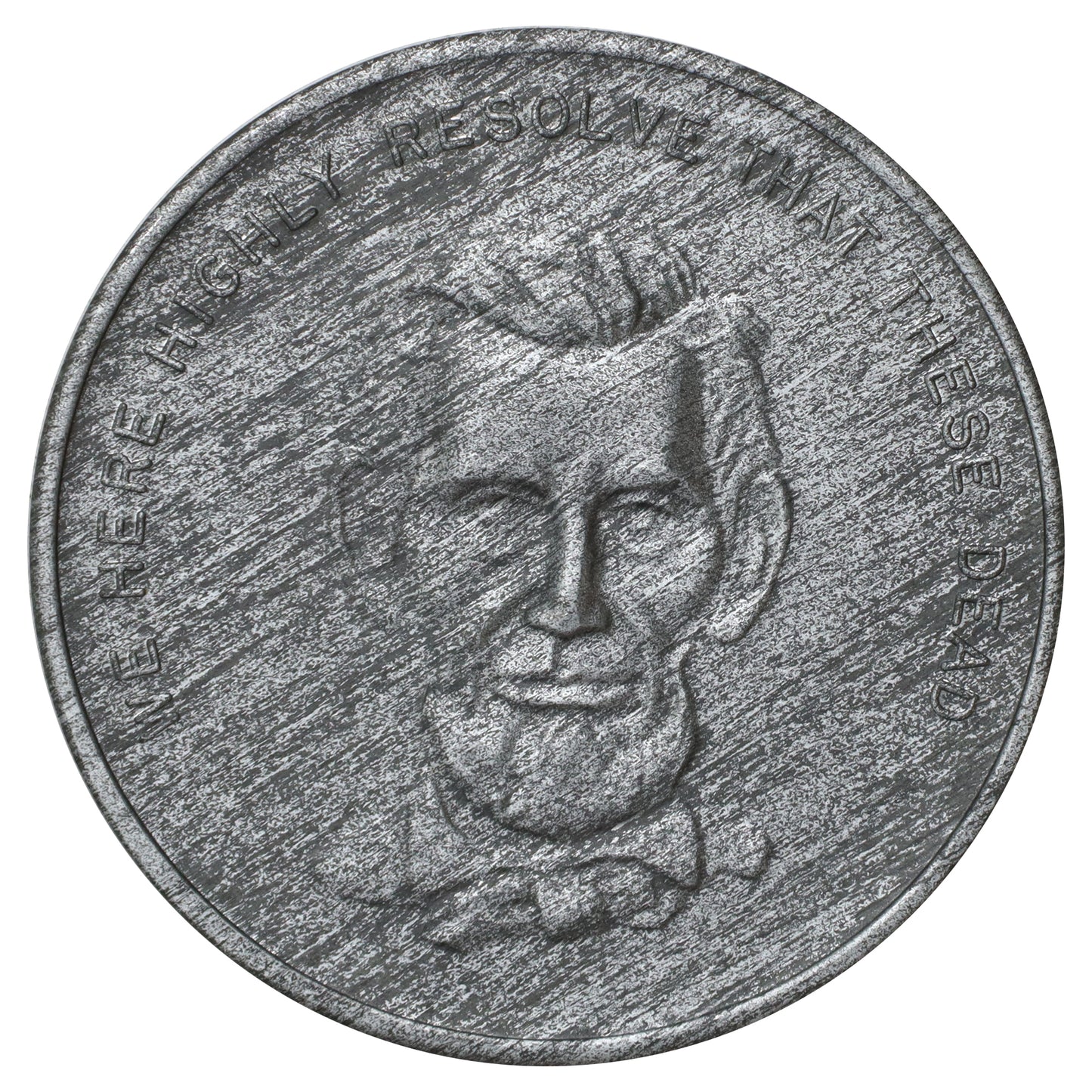 1973 Abraham Lincoln Gettysburg Address Souvenir Medallion