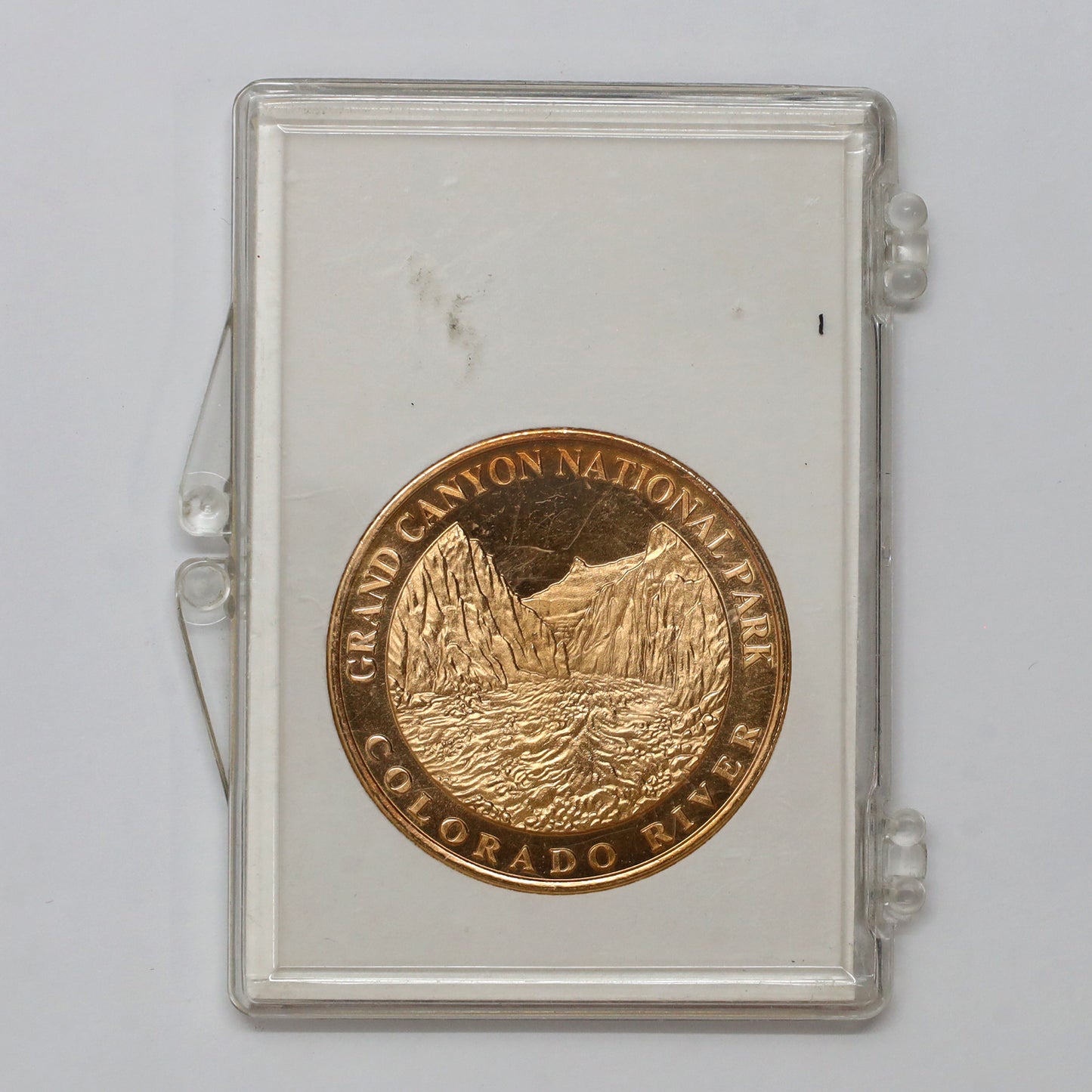 Vintage Grand Canyon National Park South Rim Medallion in Case (wear)