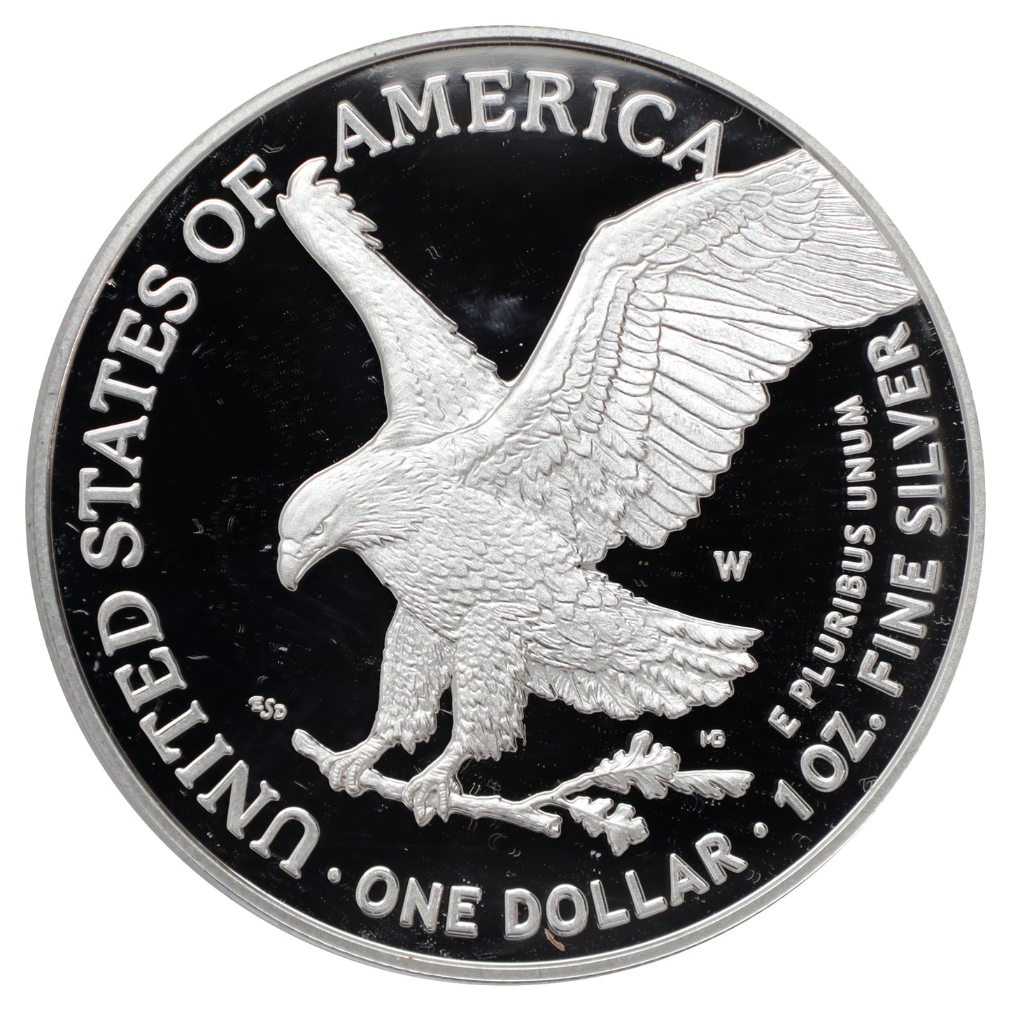 2025 USA $1 .999 Silver Eagle in Original Case (No Tax) light wear