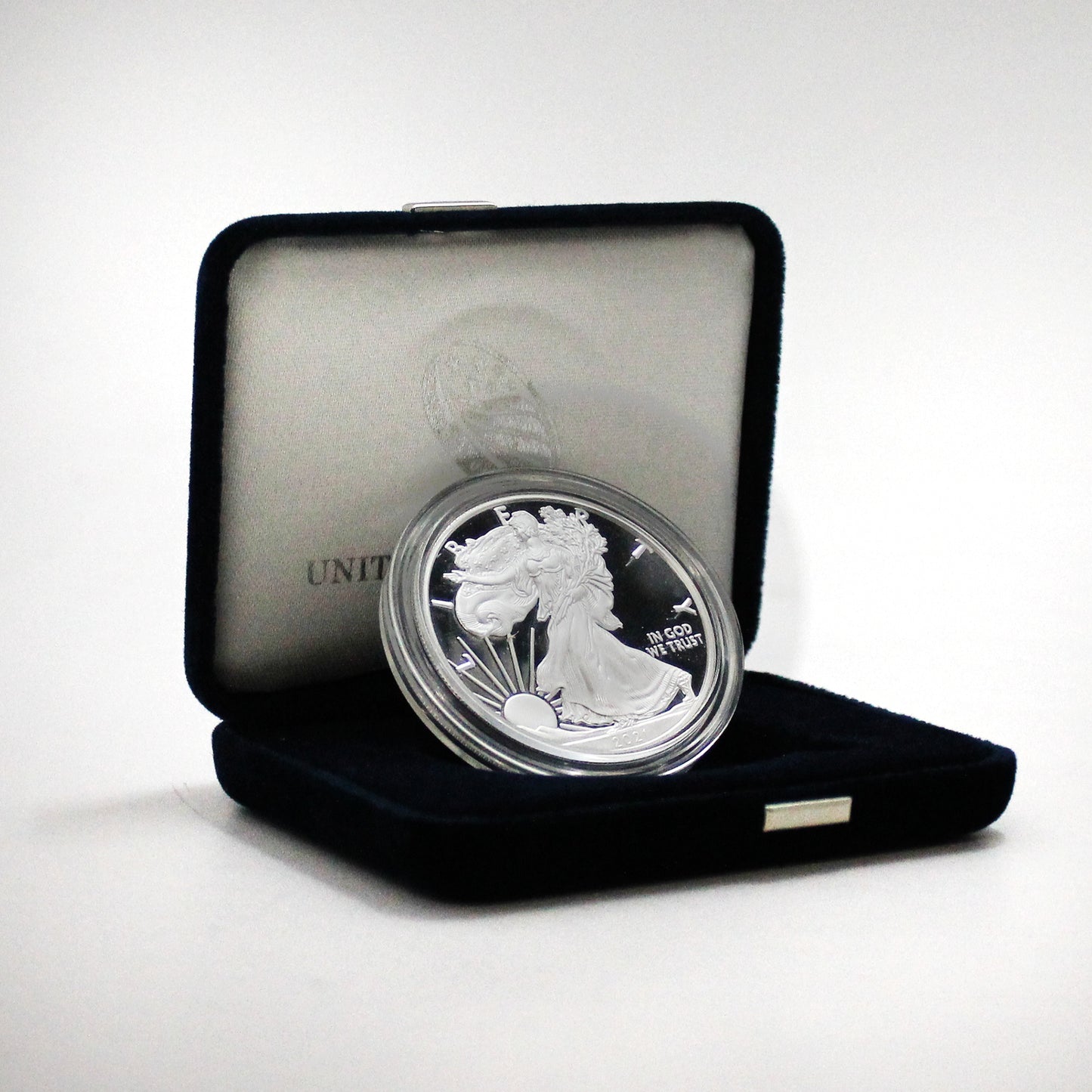 2021 USA $1 .999 Silver Eagle in Original Case (No Tax) light wear