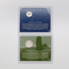 Pair of 1976 USA Bicentennial President Coin & Stamp Sets, 2pcs (light wear)
