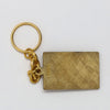 1937 USA 3-cent Puerto Rico Stamp in Enamel Keychain (wear)