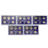 Lot of 5x 2004-2008 S USA State Quarters Proof Sets, 5pcs (issues)