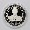 USA 5oz. Donald Trump .999 Silver Round in Wooden Case (No Tax) light wear
