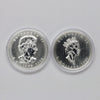 Pair of 2001 & 2005 Canada $5 Coloured Silver Maple, 2pcs (No Tax) Coins Only (scr. caps)